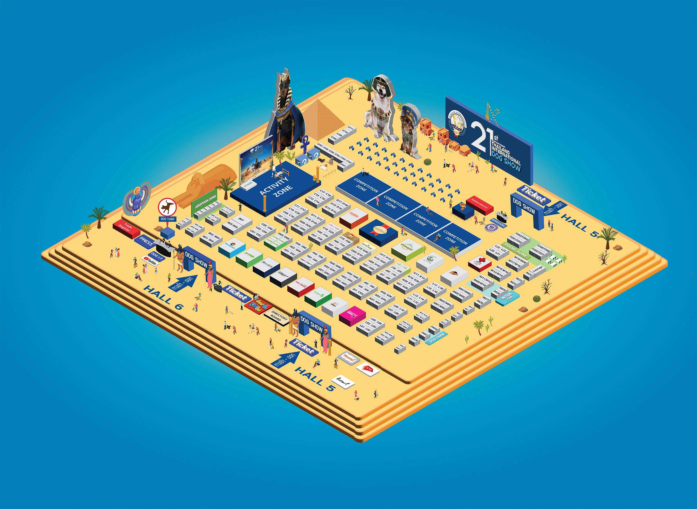 Floor Plan Thailand International Dog Show